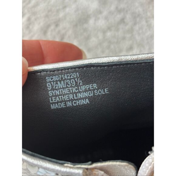 ALICE AND OLIVIA Celyn Sequined Ankle Booties In Silver, $595 Sz 9.5 - Picture 9 of 11